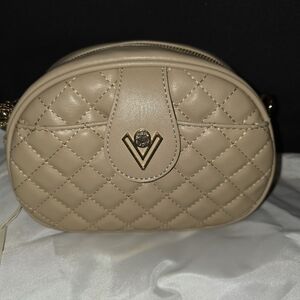Valentino Orlandi Beige Quilted Mini Bag